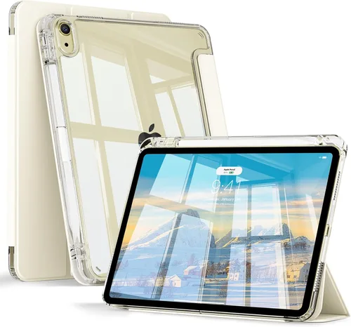 Miniatura 16 de KENKE Funda transparente para iPad Air de 11 pulgadas M3/M2 (2025/2024), iPad Air de 5ª/4ª generación (2022/2020) de 10.9 pulgadas con soporte