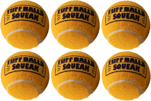 Miniatura 17 de PetSport Giant Tuff Ball - Pelotas de tenis gigantes para perros, ideales para aburrimiento y masticadores agresivos, pelotas de tenis para perros