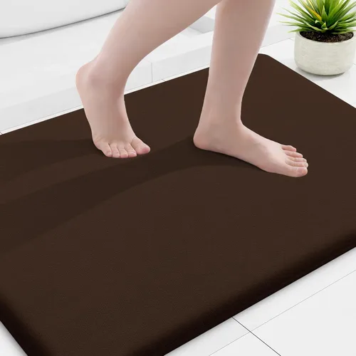 Miniatura 111 de Smiry Tapetes de Baño de Espuma Viscoelástica 36 x 24 pulgadas, Tapetes de Baño Extra Suaves y Absorbentes, Alfombra Antideslizante Lavable