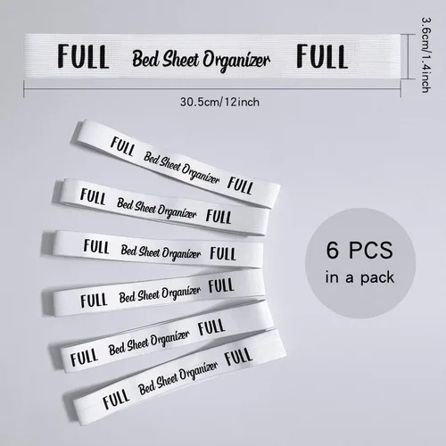 Miniatura 2 de 6 bandas elásticas para organizar sábanas, organizadores de sábanas, organizadores de sábanas, bandas elásticas para ropa de cama (completo)