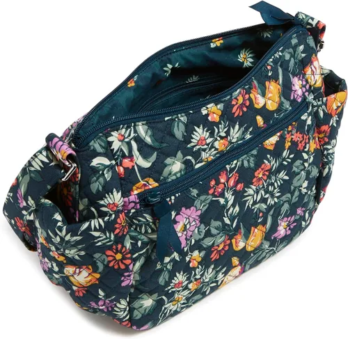 Miniatura 3 de Vera Bradley - Bolsa cruzada de algodón para mujeres en movimiento
