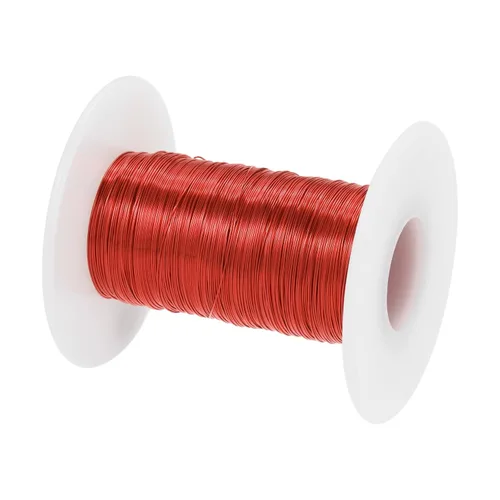 Miniatura 53 de MECCANIXITY - Alambre magnético de calibre 46 AWG - 0.04mm Hilo de cobre esmaltado - Bobina de alambre magnético de 14669 pies (4471m) - 50g Grado F