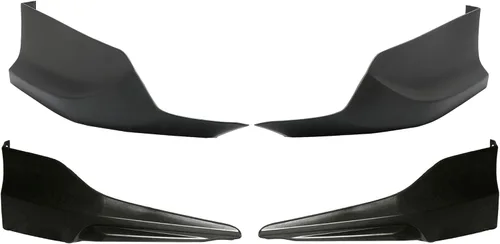 Miniatura 11 de KUAFU Alerón Divisor de Labio de Parachoques Delantero Carrocería Inferior Negro Compatible con Honda Accord 2016-2017 4 Puertas Sedán Par