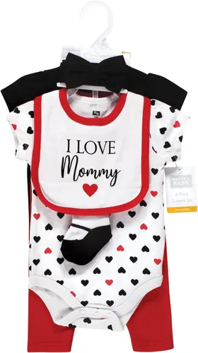 Miniatura 2 de Hudson Baby Juego de canastilla de algodón unisex para bebé