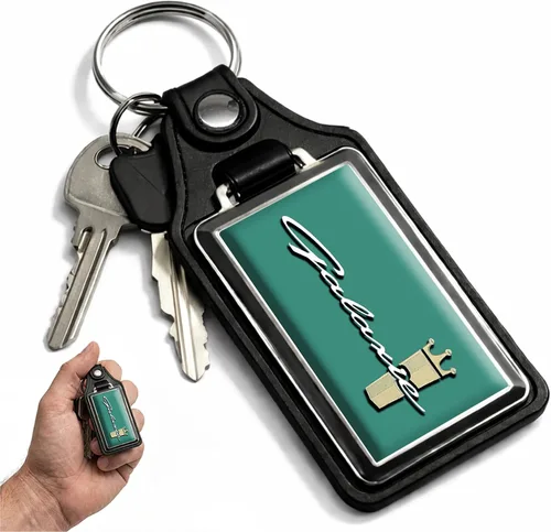 Miniatura 61 de Brotherhood Car Key Chain for Cutlass - Classic Models Keychain for Men and Women Gift Key Ring Azul alpino