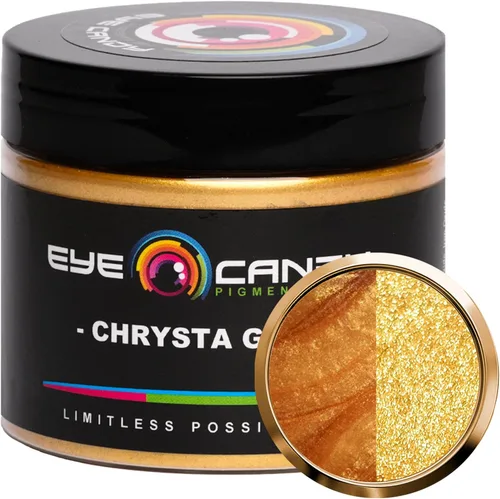 Miniatura 14 de Pigmentos Eye Candy Oro Mica en Polvo Premium - Kin Gold (25gr) - para Epoxi, Resina, Jabón, Pintura, Carpintería, Vaciado de Acrílico, Bombas