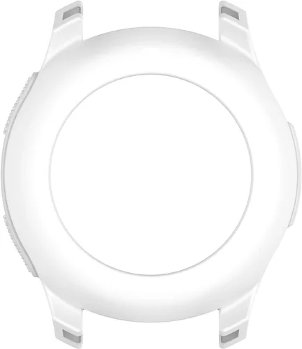 Miniatura 3 de Funda protectora de silicona suave para Samsung Galaxy Gear S3 Frontier y SM-R800 1.811 in Smart Watch Blanco