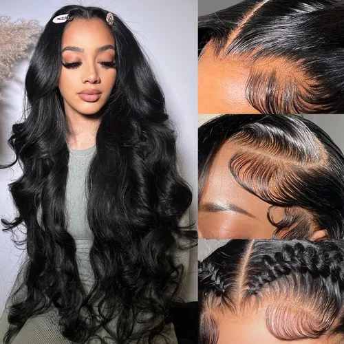 Miniatura 26 de ULRICA 99J - Pelucas de encaje frontal burdeos de 20 pulgadas, pelucas de cabello humano para mujeres negras 13x4, encaje HD burdeos, peluca de Rojo