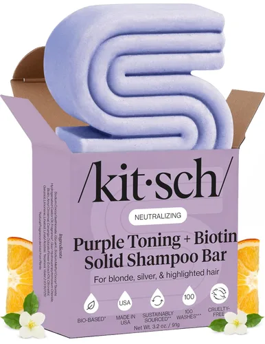 Miniatura 13 de Kitsch Barra de champú de aceite de argán – Champú reparador para el cabello para hombres y mujeres – Fortalecimiento, cuidado nutritivo