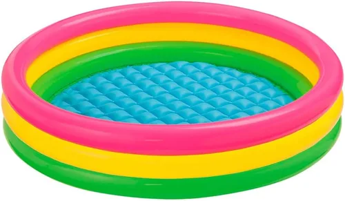Intex - Piscina de tres anillos Sunset Glow de 45"