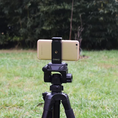 Miniatura 8 de Adaptador universal de montaje en trípode para teléfono celular, cabezal de conector de clip de soporte de teléfono OIMIO utilizado para monopod