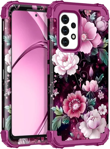 Miniatura 15 de Rancase Compatible con Galaxy A16 5G Funda, Protección Resistente a los Golpes de Tres Capas de Servicio Pesado Parachoques de Plástico Duro + Funda