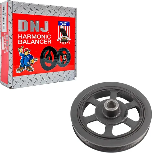 DNJ HBA1103 Equilibrador armónico para Chrysler 1990-2007, Dodge, Plymouth Caravan, Dynasty, Grand Caravan 3.3L-3.8L V6 12V OHV 3301cc