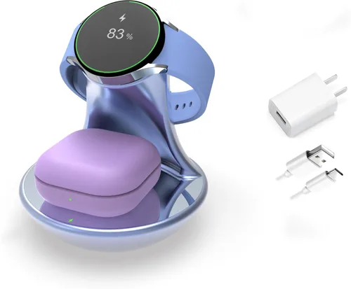 iMorde - Soporte de cargador para Samsung Galaxy Watch Ultra 7 6 5 4 3 Pro Classic, carga rápida para soporte de cargador de reloj Samsung, para