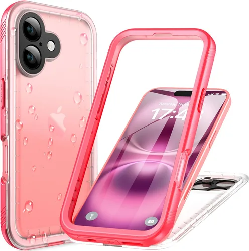 Miniatura 74 de Cozycase TOP Funda impermeable para iPhone 17 Pro Max - Grado militar resistente a todo 360 con protector de cámara de pantalla, doble IP68 a prueba