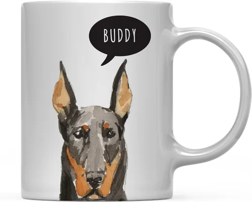 Miniatura 61 de Andaz Press Taza de café personalizada de 11 onzas para perro, Shih Tzu Shorter Haired Up Close, paquete de 1 Shih Tzu pelo más corto personalizado