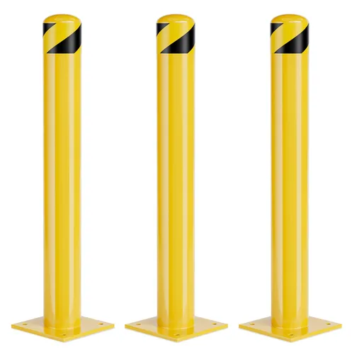 Miniatura 11 de Poste de bolardo de seguridad, bolardos de acero, bolardo de estacionamiento, poste de barrera de estacionamiento de seguridad recubierto de polvo