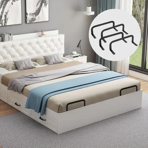 Miniatura 7 de 4 topes deslizantes para colchón, barra de retención de colchón para camas ajustables, soportes de colchones de cama antideslizante para todo tipo