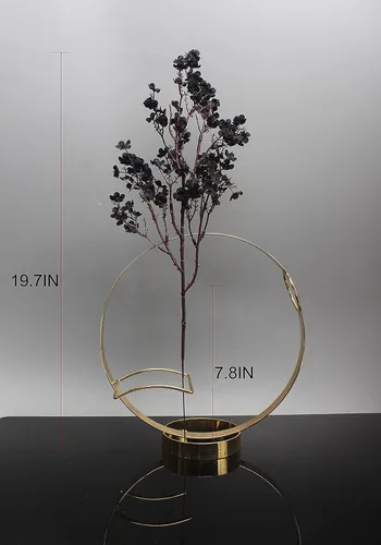 Miniatura 3 de JAKY-Global Flores Artificiales de Tela Aliento de Bebé 12 Ramos Plantas de Seda Falsas Europeas Decoración de Boda Fiesta Ramos de Tacto Real DIY