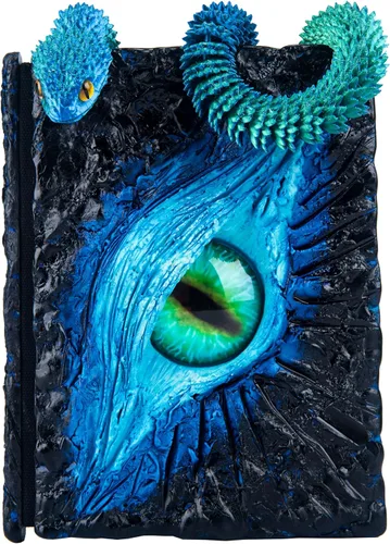 Miniatura 14 de Diario hecho a mano con relieve de monstruo de ojo grande, cuaderno de grabado de resina, papel en blanco, bloc de notas de viaje de tapa dura