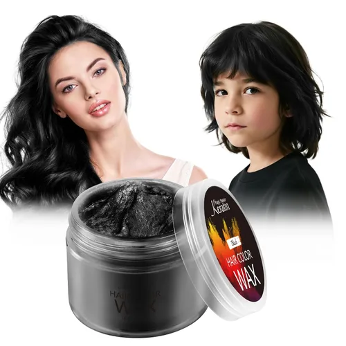 Miniatura 17 de Cera temporal para el cabello, color rubio dorado, cera de pintura de tinte para el cabello de Magic Master Keratin natural, lavable y temporal