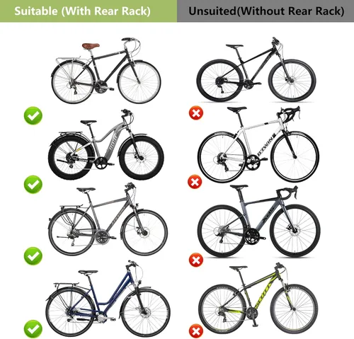 Miniatura 9 de Asiento trasero de bicicleta para niños con reposacabezas ajustable, asiento trasero de bicicleta para niños con pedales y pasamanos. Silla