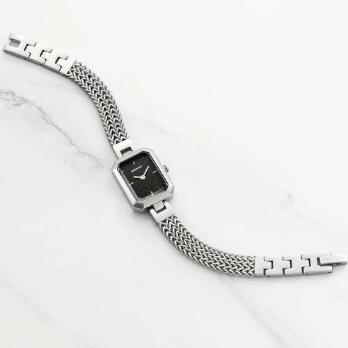 Miniatura 4 de BERNY Relojes para mujer, fácil de cambiar el tamaño, reloj de pulsera para mujer, de acero inoxidable, de lujo, a la moda, pequeño, cuadrado