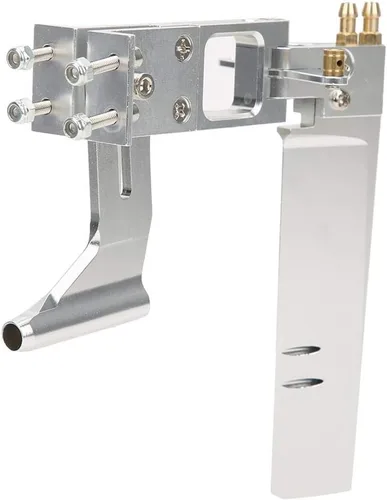 Miniatura 6 de Conjunto de timón de barco a control remoto, eje flexible de 0.2 pulgadas con soporte Kits de timón integrado de 4.3 pulgadas para modelo de barco