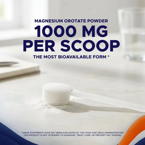 Miniatura 8 de Vitamatic Orotato de magnesio 1000 mg por porción apoya la salud muscular, las articulaciones y el corazón, 8.82 oz - 250 porciones