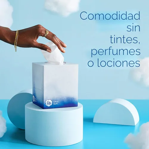 Miniatura 5 de Pañuelos Puffs Ultra Suaves Sin Loción, 10 Cubos, 56 Pañuelos Por Caja
