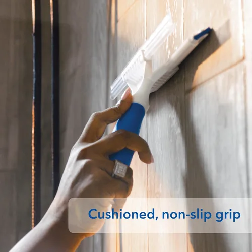 Miniatura 2 de Unger Professional Connect and Clean - Escobilla de ducha para vidrio y azulejos de 10 pulgadas, compatible con poste roscado estándar, suministros
