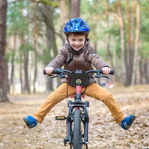 Miniatura 6 de Bolsa para Manillar de Bicicleta Vortika, Paquete de Cesta Frontal para Bicicleta Infantil, Bolsa Impermeable para Bicicletas, Bolsa Pequeña