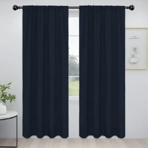 Miniatura 126 de Easy-Going - Cortinas opacas con bolsillo para varilla para el dormitorio, cortinas para ventanas que oscurecen la habitación o la sala de estar