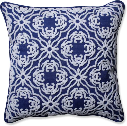 Miniatura 25 de Pillow Perfect Trellis - Almohadas para interiores y exteriores, 2 unidades, lumbares, 11.5 x 18.5 pulgadas, color negro