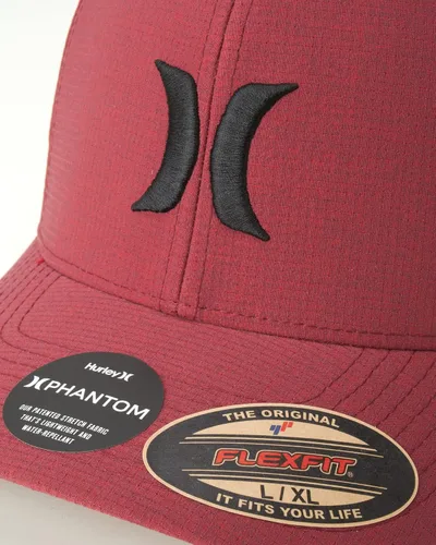 Miniatura 3 de Hurley Phantom Flexfit - Gorra de béisbol ajustada para hombre, talla L-XL, gris