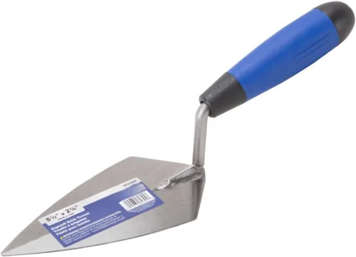 Edward Tools Paleta de ladrillo – Paleta de señalización Pro Line con hoja de acero de alto carbono – Mango Ergo-Soft Comfort – Acero forjado en una