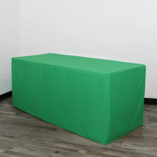 Miniatura 31 de YOUR CHAIR COVERS Mantel ajustable color marrón chocolate – Mantel rectangular de poliéster ajustable de 6 pies, mesa de buffet para interiores
