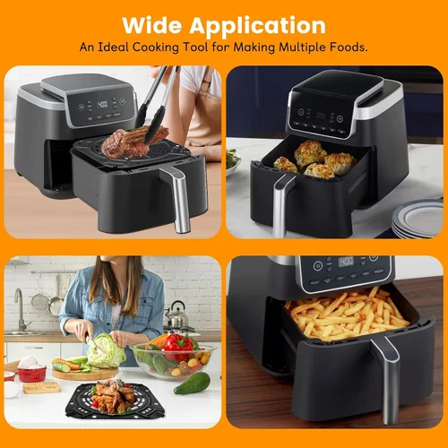 Miniatura 5 de Accesorios para freidora de aire Ninja AF141 Air Fryer Pro 4 en 1 AF142 Air Fry Max 5 en 1 5 cuartos de galón, piezas de repuesto de freidora