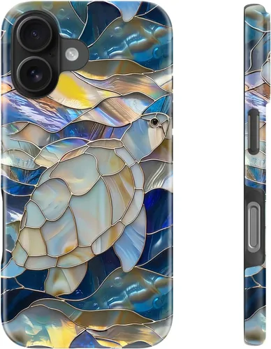Miniatura 76 de LUHOURI Funda para iPhone 12 Mini, compatible con carga inalámbrica, doble capa, interior de silicona suave + carcasa exterior dura, bonito diseño