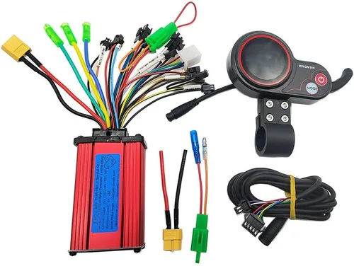Bicicleta eléctrica Scooter eléctrico inteligente sin escobillas controlador de onda cuadrada pantalla LCD 24 V 36 V 48 V 60 350 W 250 W universal