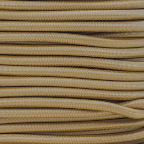 Miniatura 16 de Paracord Planet Cuerda elástica de nailon de 1/4 de pulgada Fabricado en los Estados Unidos Negro, 10 pies