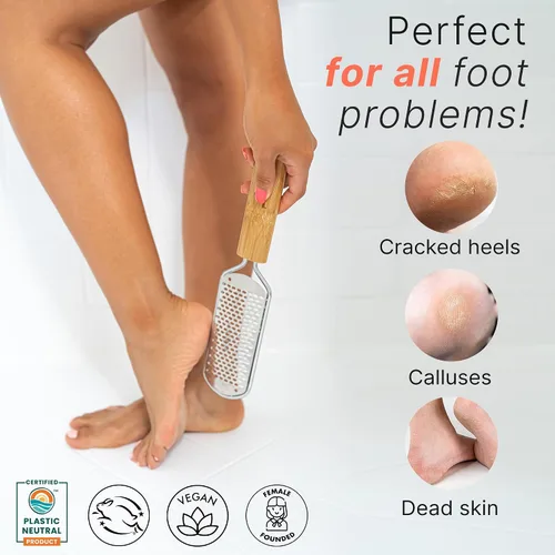 Miniatura 3 de Lima de pies – Herramienta para eliminar callos para la piel muerta, herramientas de pedicura en casa, raspador de pies y talones, pies suaves