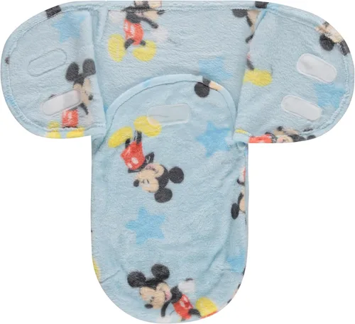 Miniatura 3 de Disney Mickey Mouse - Saco para envolver al bebé de una sola capa, manta de envolver para recién nacido, manta suave y cómoda, manta para dormir