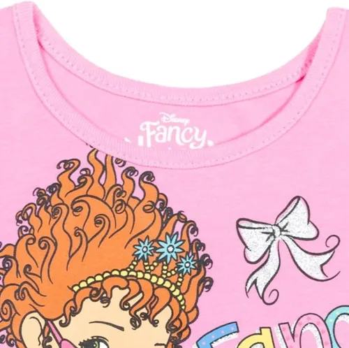 Miniatura 6 de Disney Fancy Nancy - Vestido tutú de manga corta para niñas con scrunchy para niños pequeños a niños grandes