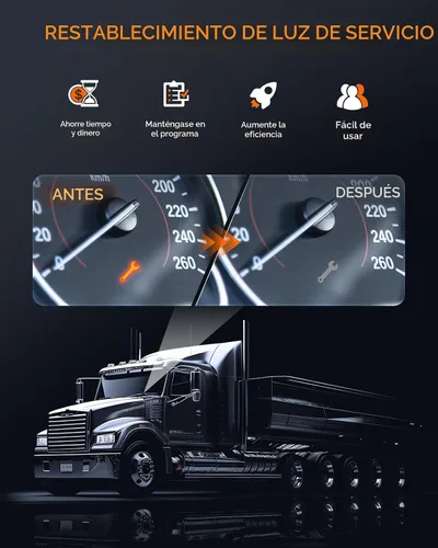 Miniatura 5 de ANCEL HD3400 Pro Escáner de Camión para Trabajo Pesado Regeneración DPF, Actualización Gratuita de por Vida, Compatible con Vehículos Comerciales