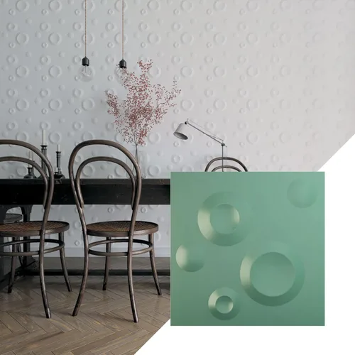 Miniatura 21 de Ekena Millwork WP12X12COWH Cole EnduraWall - Paneles decorativos de pared 3D de 11 7/8 pulgadas de ancho x 11 7/8 pulgadas de alto, color blanco
