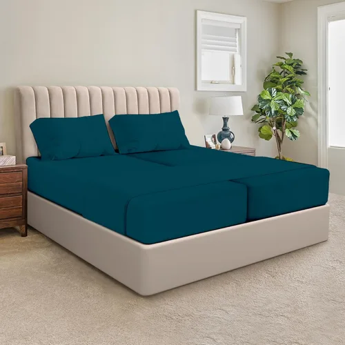 Miniatura 27 de SGI bedding Sábanas 100% algodón egipcio tamaño individual – Sábanas refrescantes, ropa de cama blanca suave y transpirable, ropa de cama de lujo