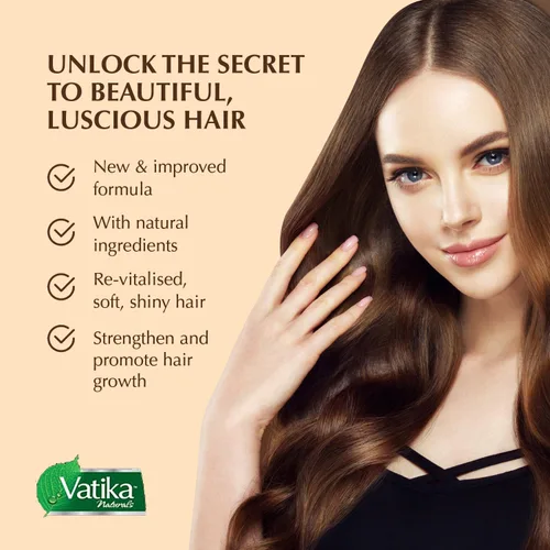 Miniatura 6 de Vatika Naturals Acondicionador hidratante - Acondicionador hidratante para cabello seco, dañado y encrespado - Nutrición profunda con ingredientes