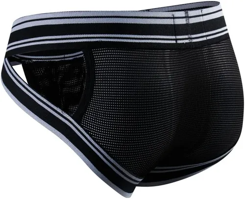 Miniatura 4 de JOCKMAIL Mesh Athletic Supporters - Calzoncillos para hombre, ropa interior cómoda para gimnasio