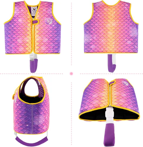 Miniatura 2 de Pottwal Chaleco de natación para niños - Chaqueta de natación - Hecho de neopreno y EPE - con correa ajustable en la entrepierna